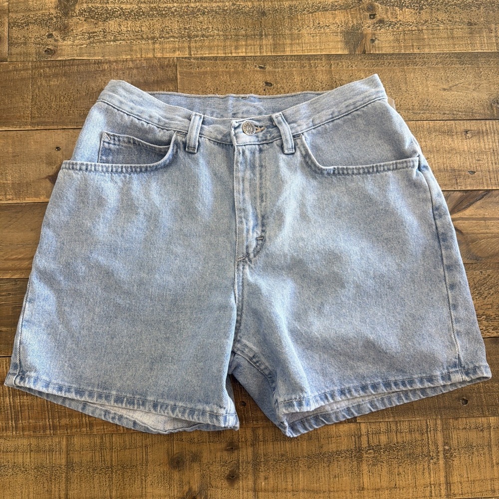 VTG Riders by Lee Jean Shorts Womens 10 (Fits 28.5X4) Blue Denim Zip Fly USA